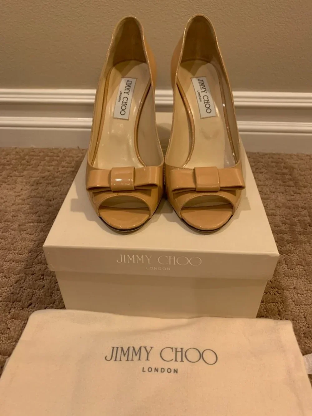 jimmy choo Bow pumps Blush - Picture 2 of 5